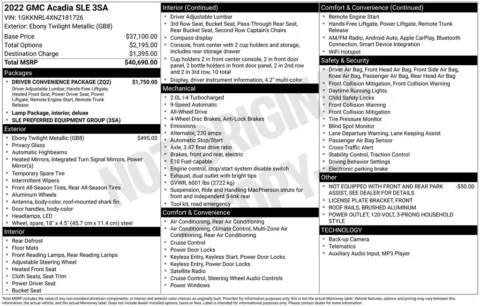 Photos of 2022 GMC Acadia SLE for sale in Omaha, NE at Gregg Young Chevrolet - Omaha