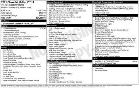 Photos of 2021 Chevrolet Malibu LT for sale in Omaha, NE at Gregg Young Chevrolet - Omaha