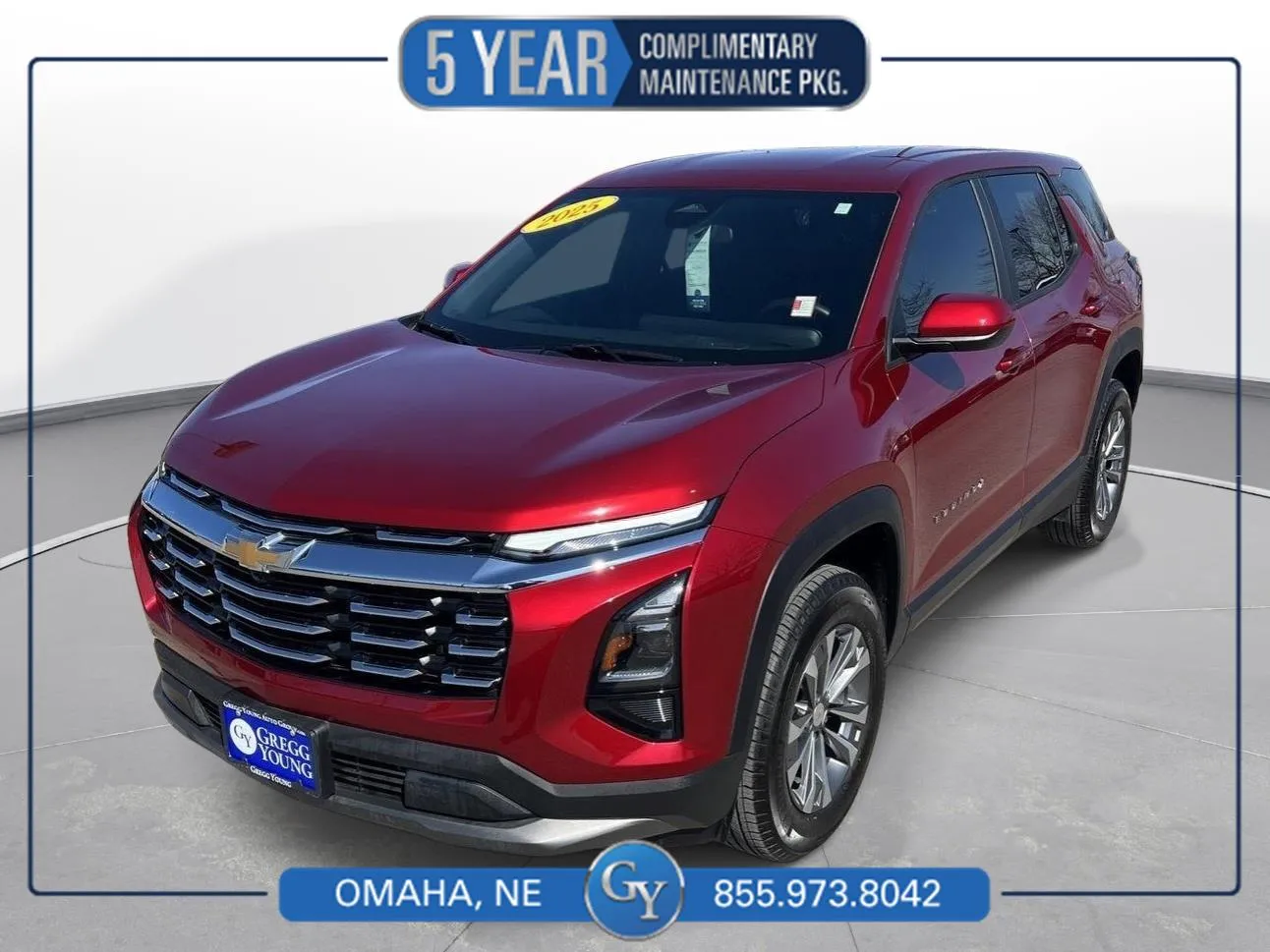 Red 2025 Chevrolet Equinox AWD LT for sale in Omaha, NE