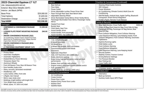 Photos of 2023 Chevrolet Equinox LT for sale in Omaha, NE at Gregg Young Chevrolet - Omaha