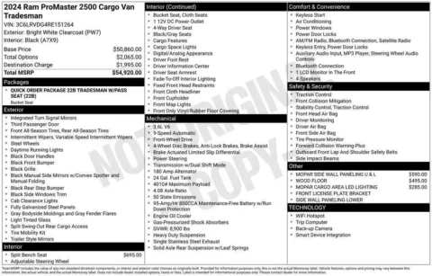 Photos of 2024 RAM PROMASTER 2500 High Roof for sale in Omaha, NE at Gregg Young Chevrolet - Omaha