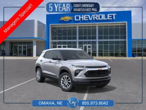 Gray 2026 Chevrolet TrailBlazer LS for sale in Omaha, NE