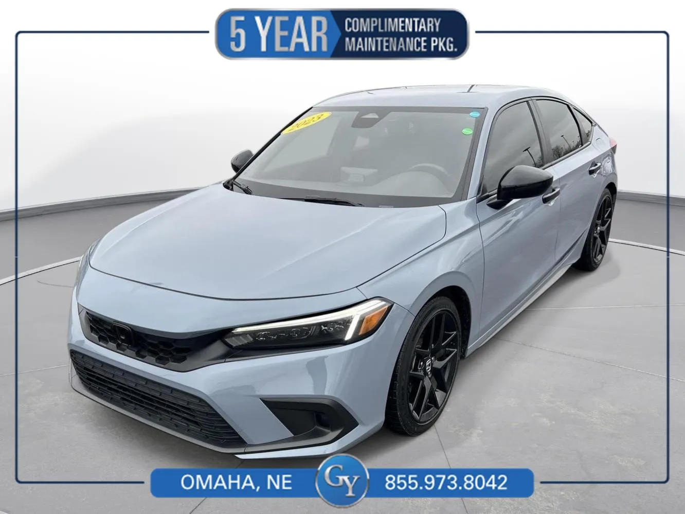 Gray 2023 Honda Civic Sport for sale in Omaha, NE