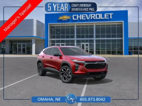 Red 2026 Chevrolet Trax 2RS for sale in Omaha, NE