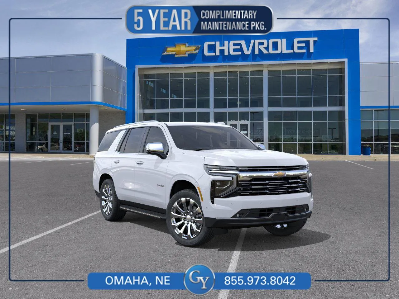 White 2026 Chevrolet Tahoe Premier for sale in Omaha, NE