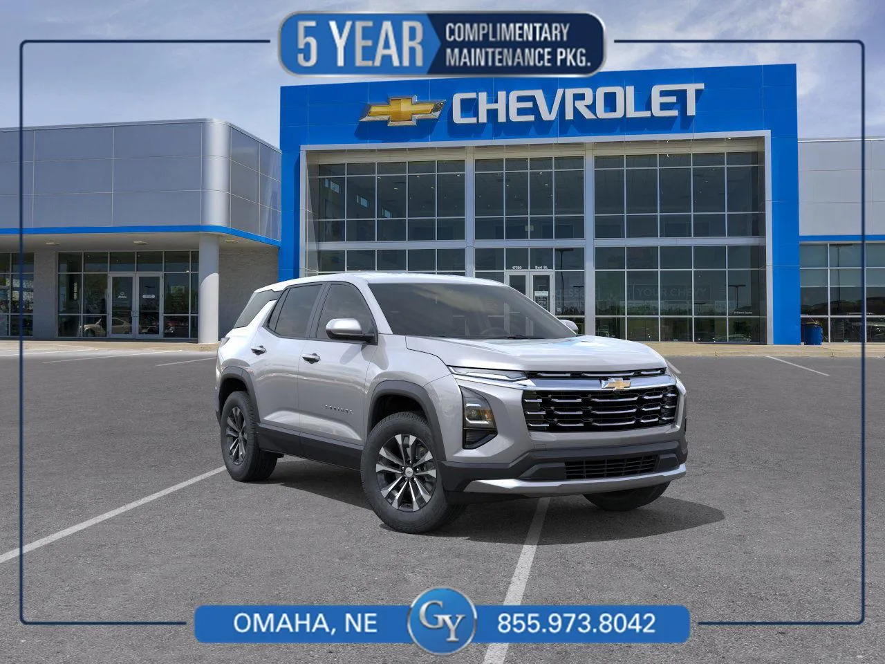 Gray 2026 Chevrolet Equinox AWD LT for sale in Omaha, NE