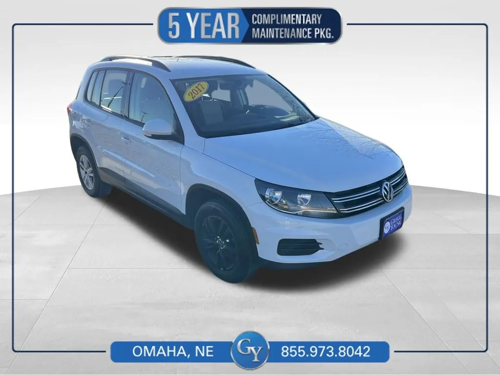 White 2017 Volkswagen Tiguan 2.0T S for sale in Omaha, NE