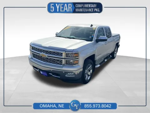 Silver 2015 Chevrolet Silverado 1500 LTZ for sale in Omaha, NE