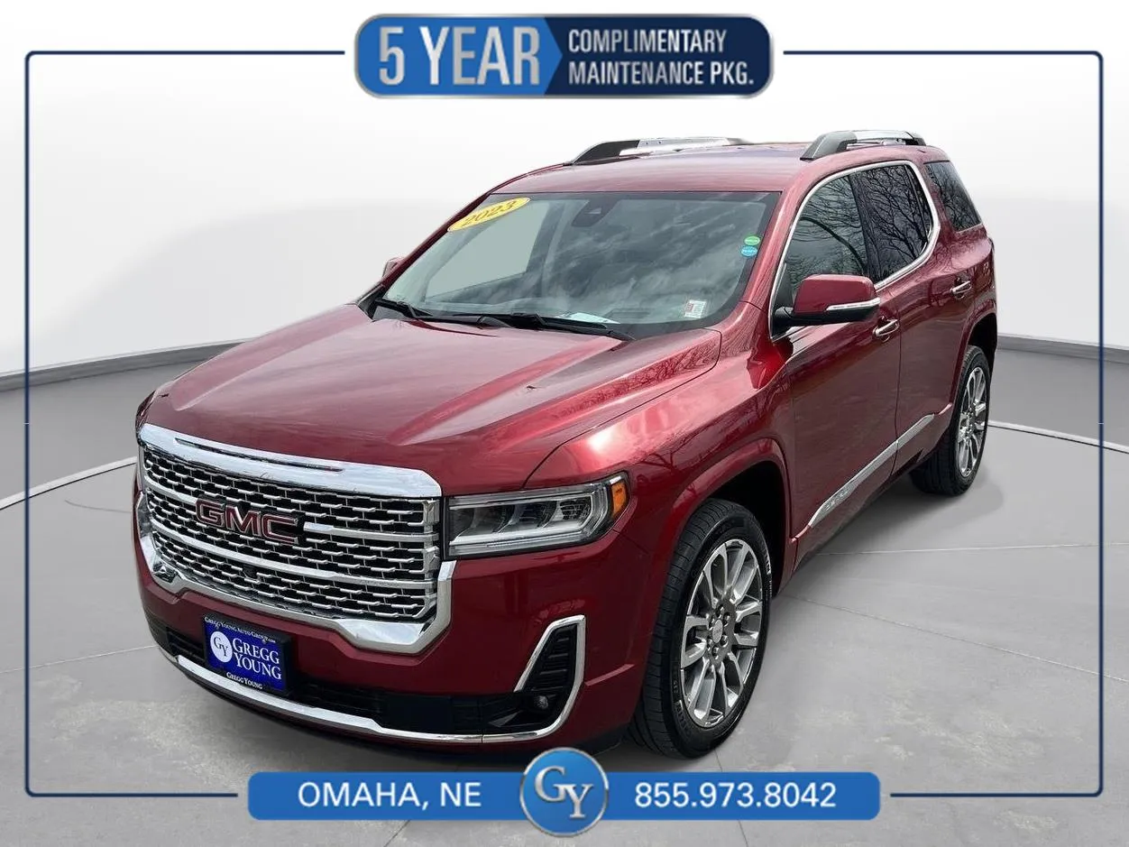 Red 2023 GMC Acadia Denali for sale in Omaha, NE