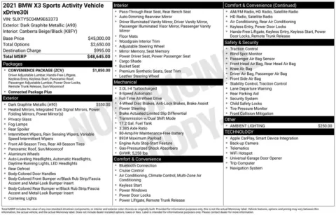 Photos of 2021 BMW X3 xDrive30i for sale in Omaha, NE at Gregg Young Chevrolet - Omaha