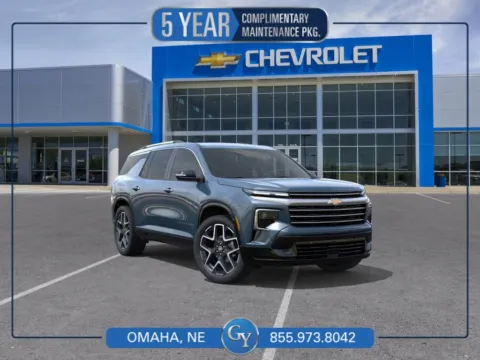 Blue 2026 Chevrolet Traverse High Country for sale in Omaha, NE