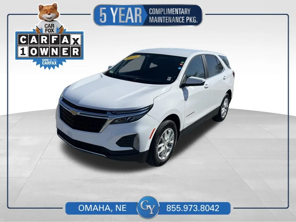 White 2022 Chevrolet Equinox LT for sale in Omaha, NE