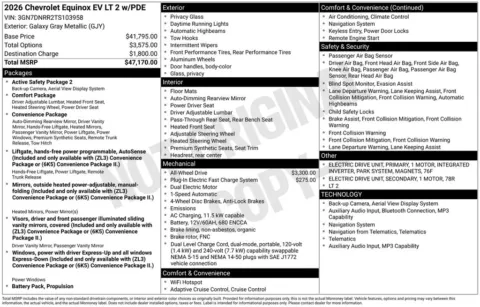 Gray 2026 Chevrolet Equinox EV LT for sale in Omaha, NE