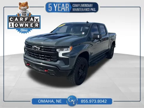 Gray 2025 Chevrolet Silverado 1500 LT Trail Boss for sale in Omaha, NE