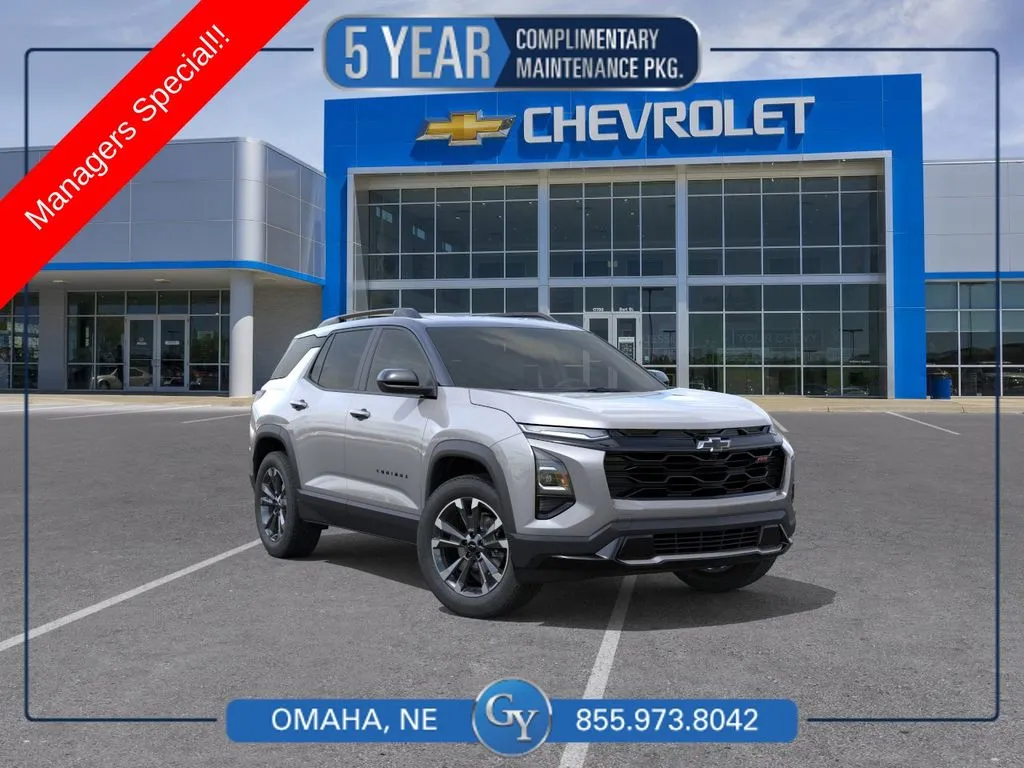 Gray 2026 Chevrolet Equinox RS for sale in Omaha, NE