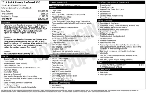 Photos of 2021 Buick Encore Preferred for sale in Omaha, NE at Gregg Young Chevrolet of Omaha