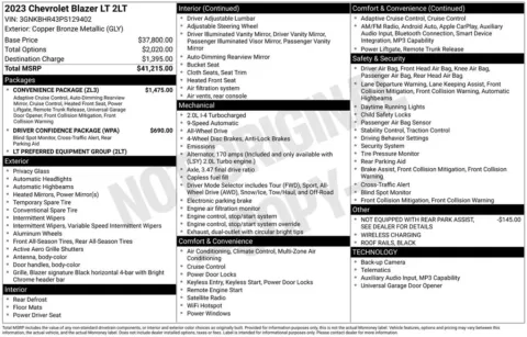 Photos of 2023 Chevrolet Blazer LT for sale in Omaha, NE at Gregg Young Chevrolet of Omaha