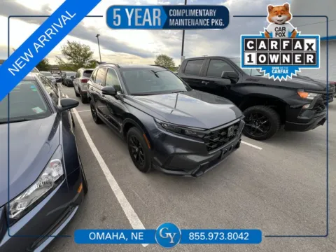 Silver 2025 Honda CR-V Hybrid Sport-L for sale in Omaha, NE