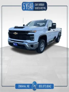 White 2025 Chevrolet Silverado 2500HD Work Truck for sale in Omaha, NE