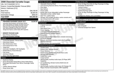 Photos of 2008 Chevrolet Corvette for sale in Omaha, NE at Gregg Young Chevrolet of Omaha