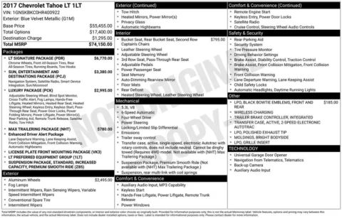 Photos of 2017 Chevrolet Tahoe LT for sale in Omaha, NE at Gregg Young Chevrolet of Omaha