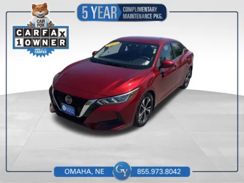 Red 2020 Nissan Sentra SV for sale in Omaha, NE
