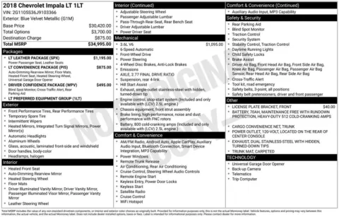 Photos of 2018 Chevrolet Impala LT for sale in Omaha, NE at Gregg Young Chevrolet of Omaha