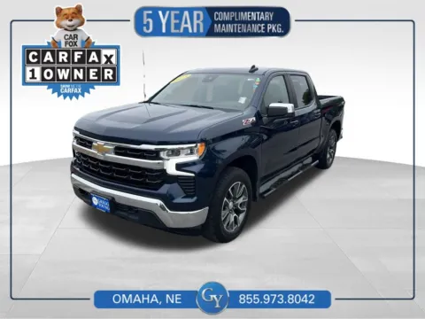 Blue 2023 Chevrolet Silverado 1500 LT for sale in Omaha, NE
