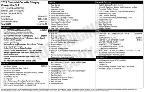 Photos of 2024 Chevrolet Corvette Stingray for sale in Omaha, NE at Gregg Young Chevrolet of Omaha