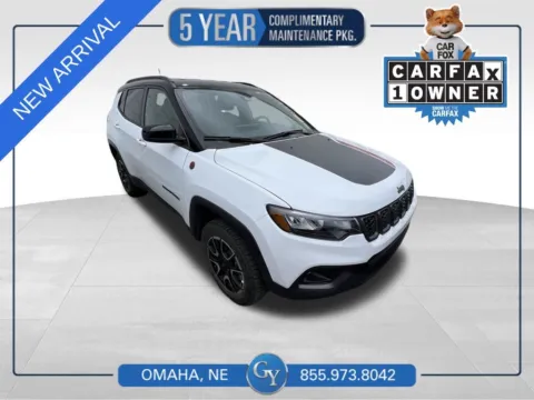 White 2025 Jeep Compass Trailhawk for sale in Omaha, NE