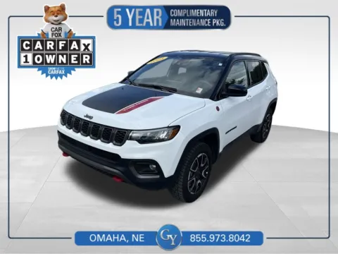 White 2025 Jeep Compass Trailhawk for sale in Omaha, NE