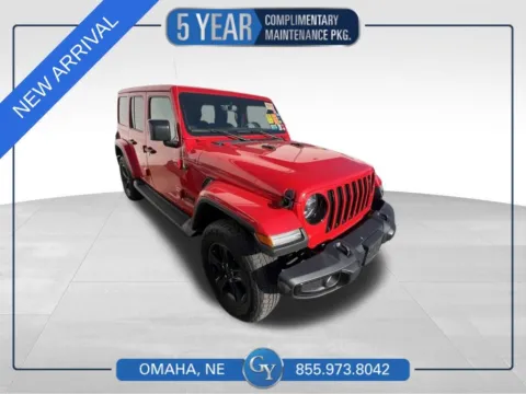 Red 2022 Jeep Wrangler Unlimited Sahara Altitude for sale in Omaha, NE