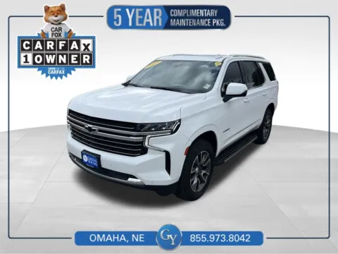 White 2021 Chevrolet Tahoe LT for sale in Omaha, NE