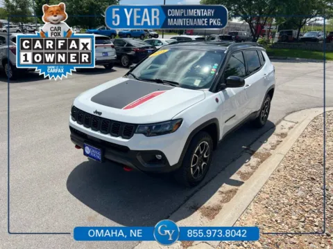 White 2025 Jeep Compass Trailhawk for sale in Omaha, NE