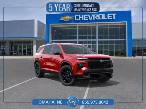 Red 2026 Chevrolet Traverse RS for sale in Omaha, NE