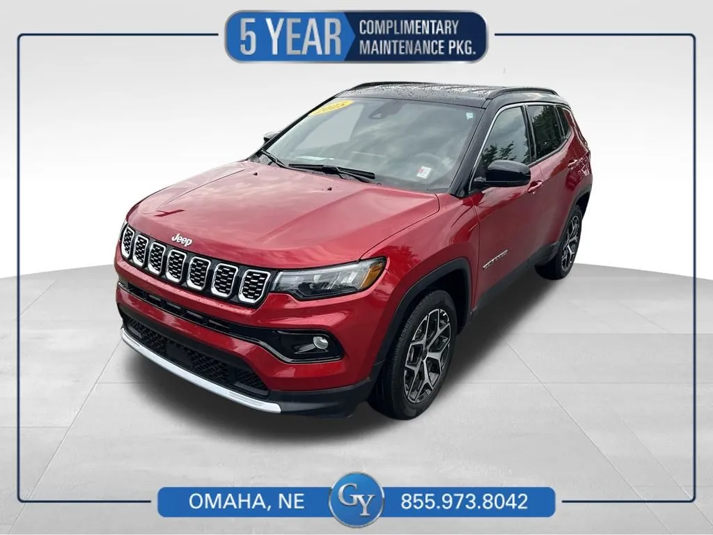Red 2025 Jeep Compass Limited for sale in Omaha, NE
