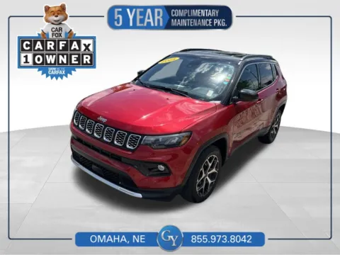 Red 2025 Jeep Compass Limited for sale in Omaha, NE