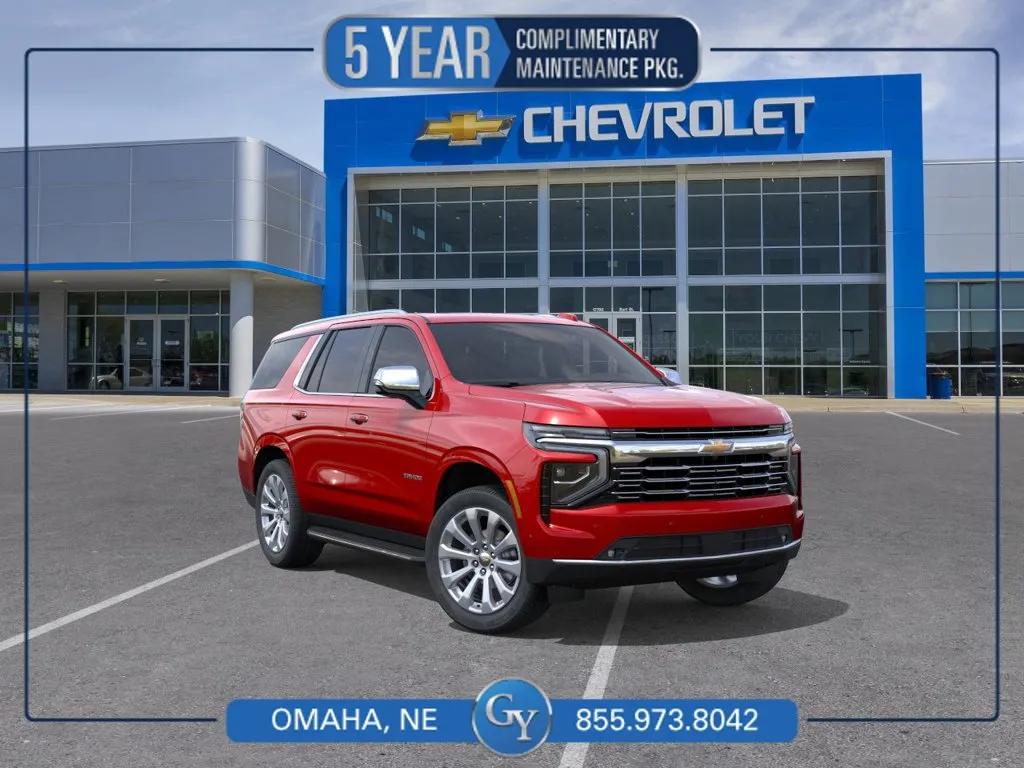 Red 2026 Chevrolet Tahoe Premier for sale in Omaha, NE