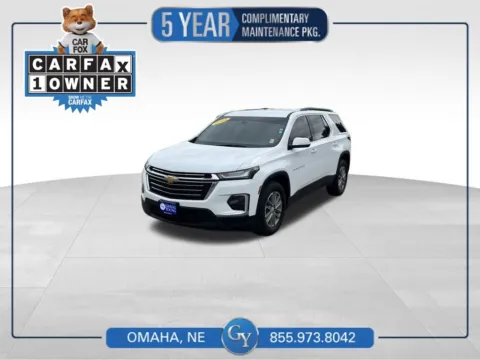 White 2023 Chevrolet Traverse LT for sale in Omaha, NE