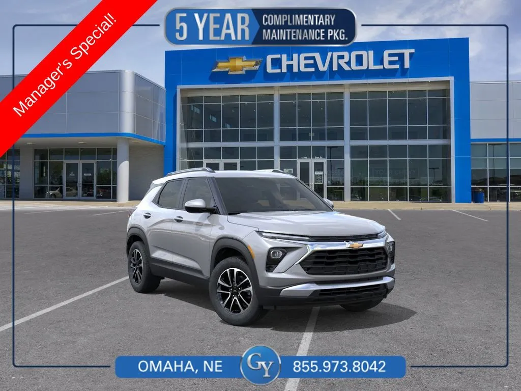 Gray 2026 Chevrolet TrailBlazer LT for sale in Omaha, NE