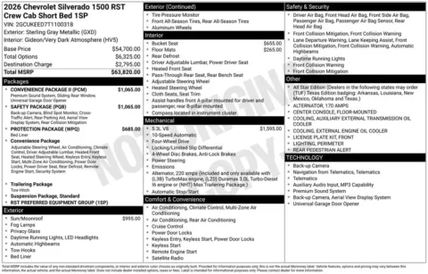 Photos of 2026 Chevrolet Silverado 1500 RST for sale in Omaha, NE at Gregg Young Chevrolet of Omaha