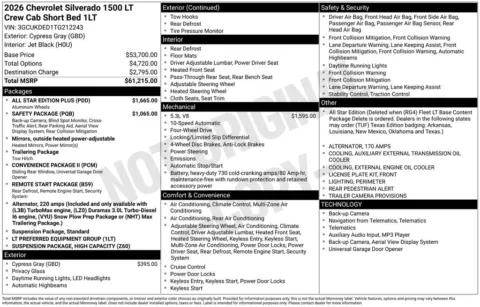 Photos of 2026 Chevrolet Silverado 1500 LT for sale in Omaha, NE at Gregg Young Chevrolet of Omaha