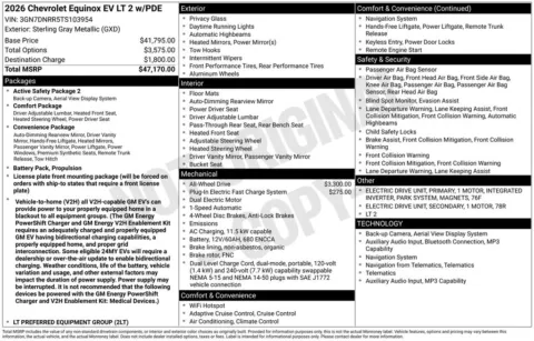 Photos of 2026 Chevrolet Equinox EV LT for sale in Omaha, NE at Gregg Young Chevrolet of Omaha