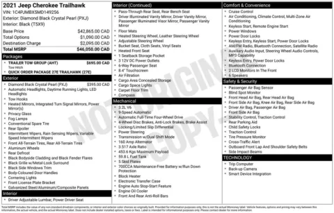 Photos of 2021 Jeep Cherokee Trailhawk for sale in Omaha, NE at Gregg Young Chevrolet of Omaha