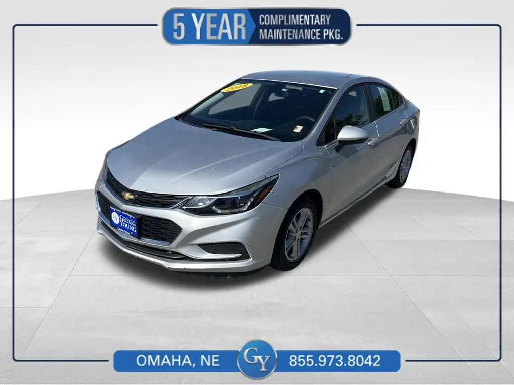 Silver 2018 Chevrolet Cruze LT for sale in Omaha, NE