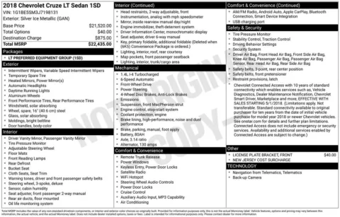 Photos of 2018 Chevrolet Cruze LT for sale in Omaha, NE at Gregg Young Chevrolet of Omaha