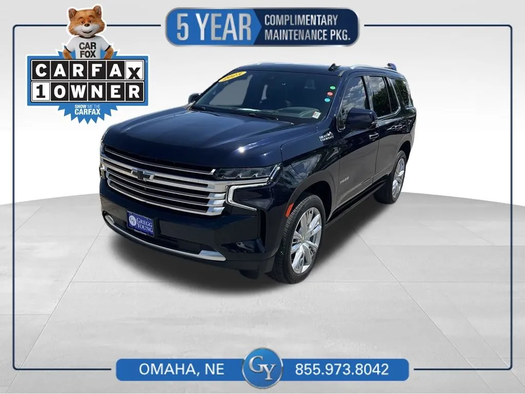 Blue 2023 Chevrolet Tahoe High Country for sale in Omaha, NE