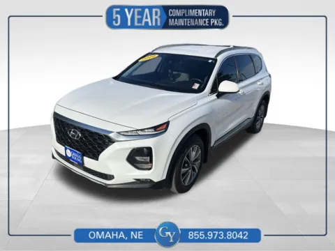 White 2019 Hyundai Santa Fe SEL Plus for sale in Omaha, NE