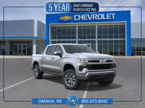 Gray 2026 Chevrolet Silverado 1500 LT for sale in Omaha, NE