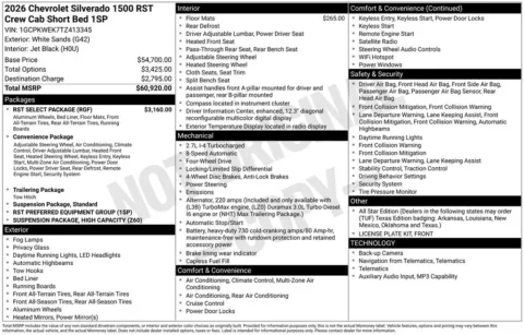 Photos of 2026 Chevrolet Silverado 1500 RST for sale in Omaha, NE at Gregg Young Chevrolet of Omaha